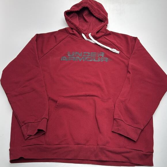 UNDER ARMOUR Men’s 2XL Burgundy Hoodie Seeatahirt - Picture 1 of 4